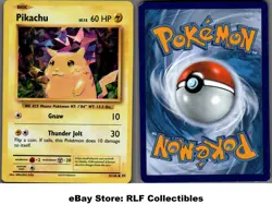 2016 Pokemon, XY Evolutions Deck Exc, #35/108 Pikachu, Cracked Ice Holo Common - Image 1