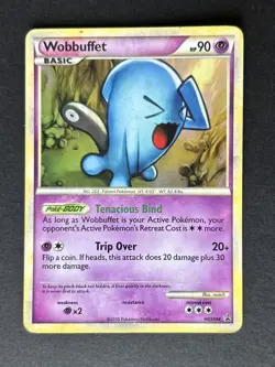 Pokemon TCG Cards Wobbuffet Black Star Promo HGSS04 - Image 1