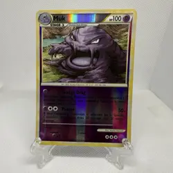 Vintage Y2K Muk Reverse Holo Pokemon Card #31 Authentic 2010 Undaunted - Image 1