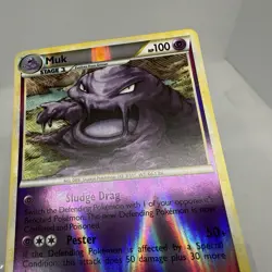 Vintage Y2K Muk Reverse Holo Pokemon Card #31 Authentic 2010 Undaunted - Image 4