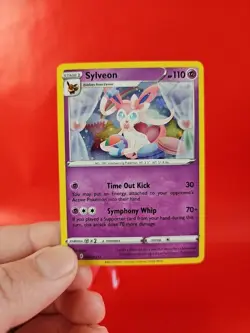Pokemon Sylveon TCG SWSH211 Black Star Promo Holo Card Near Mint Condition - Image 5