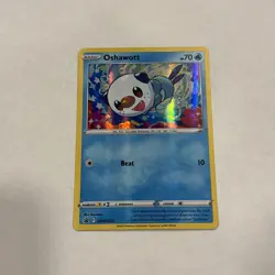 Oshawott (Cosmo Holo) SWSH222 Promo Sword & Shield Cards Pokemon - Image 1