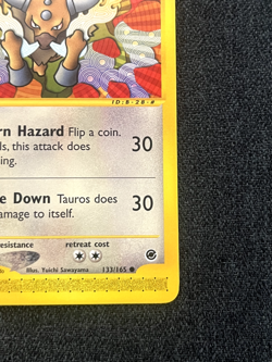 Pokemon TCG Tauros Expedition Base Set 133/165 Non-Holo Card Near Mint - Image 5