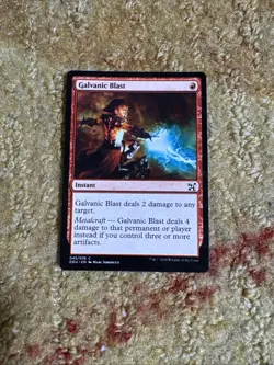 Galvanic Blast, Duel Decks: Elves vs. Inventors, Magic The Gathering MTG - Image 1