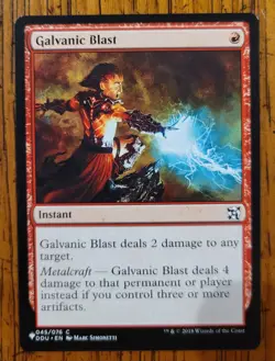 Galvanic Blast x1 MTG Duel Decks Goblins Elves List Magic Near Mint NM English - Image 1