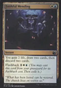 Faithful Mending - Innistrad: Midnight Hunt: #221, Magic: The Gathering Nm C264 - Image 1