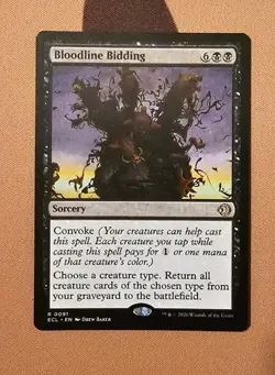 MTG Bloodline Bidding x1 Near Mint from Lorwyn Eclipsed - Image 1