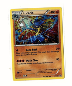 Lucario Cosmos Foil XY140 XY Black Star Promo Holo POKEMON TCG - Image 1