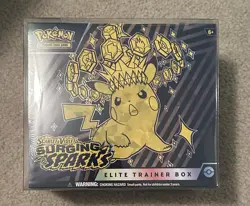 Pokemon TCG Scarlet and Violet Surging Sparks Elite Trainer Box ETB New-Sealed - Image 1