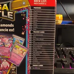Pokemon TCG Mega Diancie ex Mega Battle Deck - SEALED New 2025 Release - Image 4