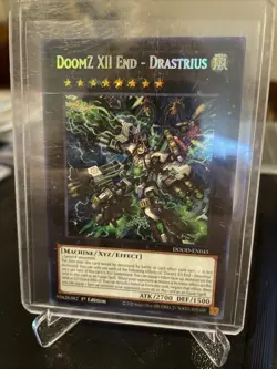 YUGIOH - DOOMZ XII END - DRASTRIUS - DOOD-EN045 - 1ST EDITION- YGO TCG - Image 1
