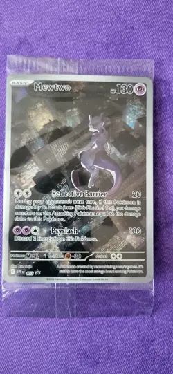 SEALED Mewtwo 151 UPC SVP Promo #052 Pokemon Card TCG NM/MINT - Image 1