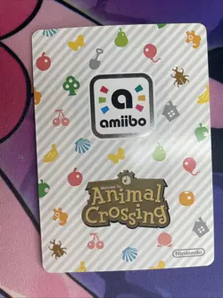 Gabi #156 Animal Crossing Amiibo Card Authentic Series 2 MINT NEVER SCANNED - Image 2