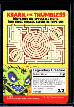 2024 MTG Magic the Gathering SLD Secret Lair Drop #1543 Kark the Thumbless - Image 2