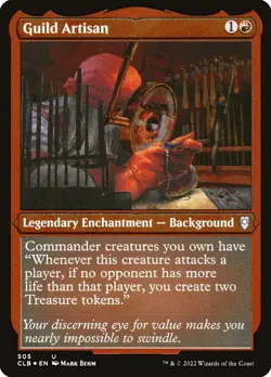 1x Guild Artisan - Foil Etched NM Eng MTG - Commander Legends Baldur's Gate - Image 1