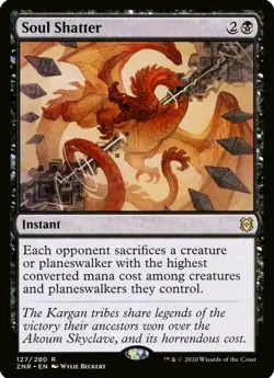 X 1 Soul Shatter NM-M ZNR 127 MTG Magic The Gathering - Image 1