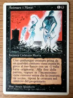 MAGIC - Animate Dead / 2nd Edition (ITA Revised) - MTG ITA FWB - Image 1