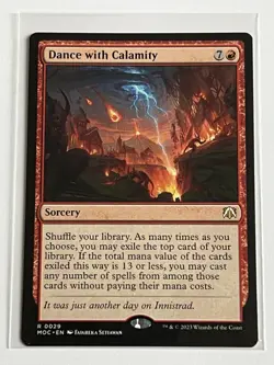 Dance with Calamity 29 MTG March of Machine Commander 2023 MT 9.0+ Non Foil Rare - Image 2