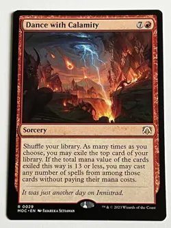 Dance with Calamity 29 MTG March of Machine Commander 2023 MT 9.0+ Non Foil Rare - Image 4