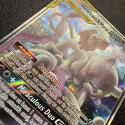 Mewtwo & Mew GX SM191 Sm Holo Pokemon TCG Trading Card - Image 3