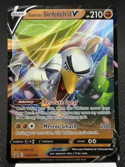Galarian Sirfetch’d V SWSH043 - Ultra Rare - Sword & Shield Pokemon Card NM - Image 1