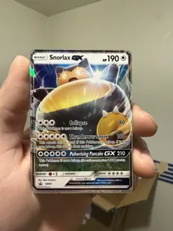 Pokemon TCG Snorlax GX SM05 Sun Moon Black Star Promo - Image 1