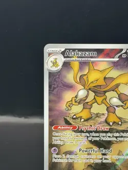 Alakazam 009 Full Art Mega Evolution Pokemon Promo NM/Holo 2025 HP 140 - Image 3