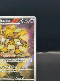 Alakazam 009 Full Art Mega Evolution Pokemon Promo NM/Holo 2025 HP 140 - Image 4