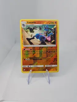Lucario 117/236 Sm-Unified Minds Reverse Holo Pokemon TCG - Image 1