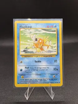 Pokemon TCG Base Set Magikarp #35/102 Unlimited Uncommon Vintage 1999 LP - Image 1