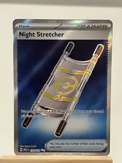 Pokemon TCG NIGHT STRETCHER 173/132 Mega Evolution Ultra Rare- pack Fresh NM - Image 1