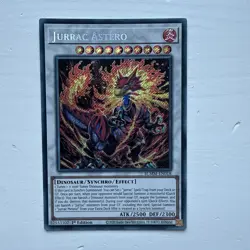 BLMM-EN018 Jurrac Astero Secret Rare Yugioh Card - Image 1