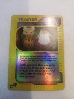 Pokemon TCG Card Forest Guardian 123/147 Aquapolis Unlimited Reverse Holo - Image 1