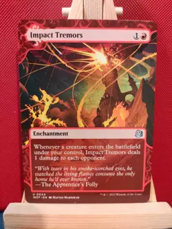 Impact Tremors (Showcase) - Eldraine: Enchanting Tales - Uncommon - NM - MTG - Image 1