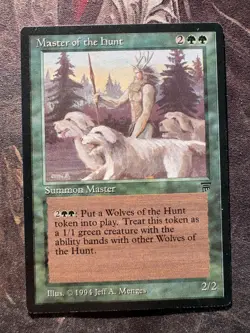 *** LEGENDS Master of the Hunt *** NM-Mint Beauty! - Vintage Magic MtG - Image 1