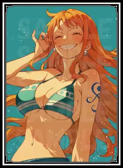 ONE PIECE Nami doujin Card Sleeve Protector - Image 1