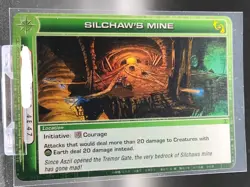 Chaotic Card : Silchaw's Mine Fire And Stone First Edition Rare Location - Image 1