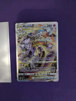 Pokemon TCG Mewtwo Vstar Crown Zenith: Galarian Gallery Gg44/Gg70 Ultra Rare - Image 2