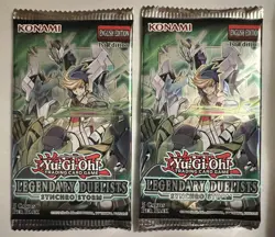 2X YuGiOh! Legendary Duelists: Synchro Storm Factory Sealed Booster Pack’s - Image 1