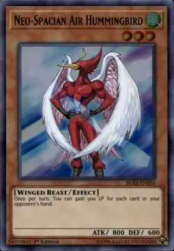 Neo-Spacian Air Hummingbird NA 1st Ed Ultra Rare BLRR-EN050 Yu-Gi-Oh! - Image 1