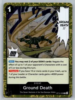 The Azure Sea's Seven #OP14-096 Ground Death - Image 1