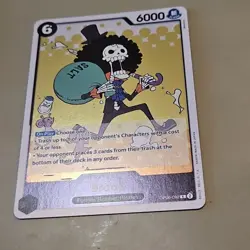 One Piece Brook (OP06-092/239) OP06 Wings of the Captain NM FOIL TCG CCG - Image 2