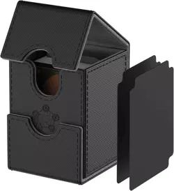 MIXPOET Deck Box for MTG Commander Cards Trading Card Case with 2 Dividers Large - Image 1