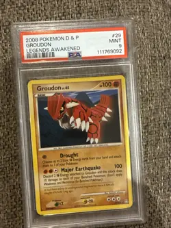 Pokemon Legends Awakened Groudon Card 29/146 2008 Non Holo - Image 1