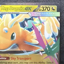 Mega Dragonite EX 152/217 Rare Foil 370 HP 330 Power ASC Pokemon TCG Card - Image 3
