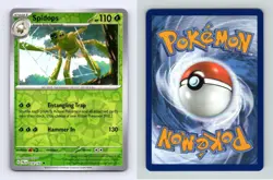 Spidops #18 SV Paldea Evolved Reverse Holo Uncommon Pokemon 2023 TCG Card - Image 1