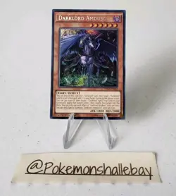 Darklord Amdusc DESO-EN033 *NM* 1st Edition Secret Rare Yugioh Card - Image 1