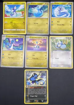 13x Pokemon Cards Dragonite Dragonair Dratini Lot Holo Full Art EX Promo SEALED - Image 4