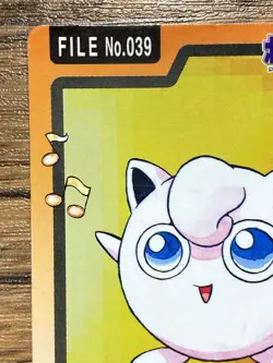 Pokemon Carddass Card Jigglypuff File No.39 Bandai Pocket Monsters 1997 - Image 3
