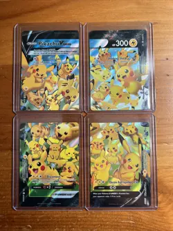 Pikachu V-Union [Set of 4] SWSH: Sword & Shield Promo Cards Holo - Image 1